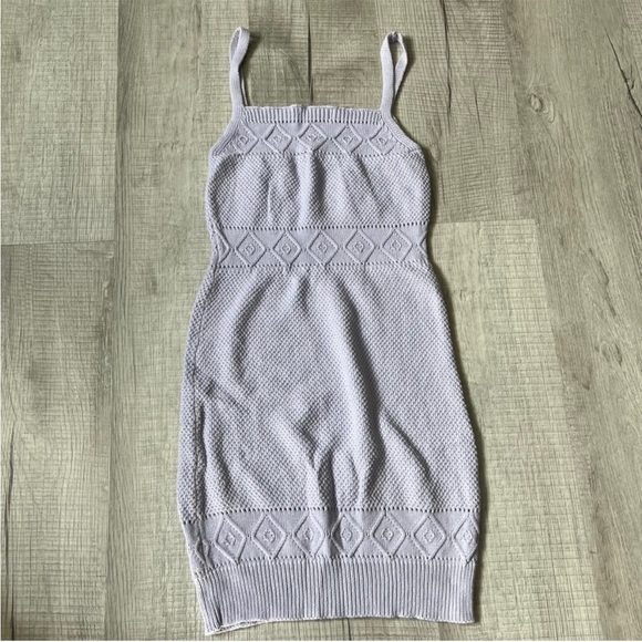 SEVEN WONDERS Rose Knit Dress in Lilac Purple Size XS - Picture 5 of 14